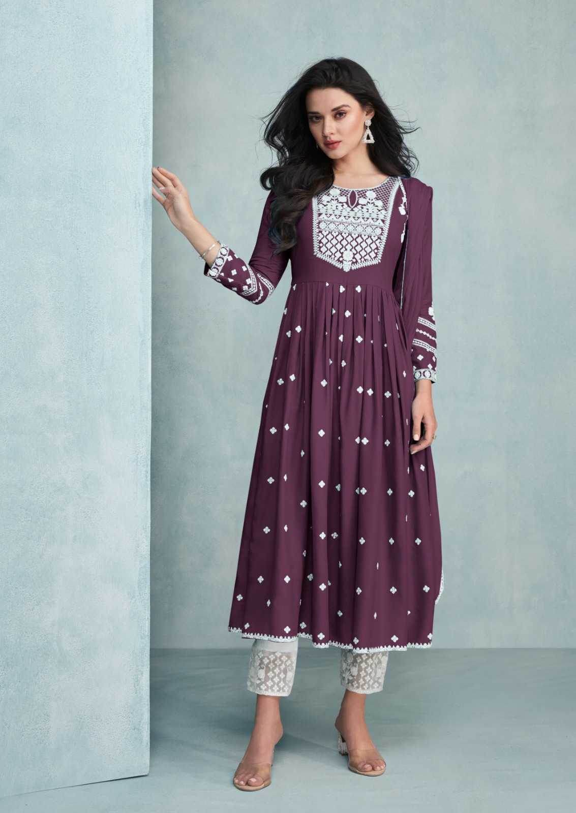 Viscose Rayon Palazzo Party wear suit - MYLUXURY LANE ENTERPRISE